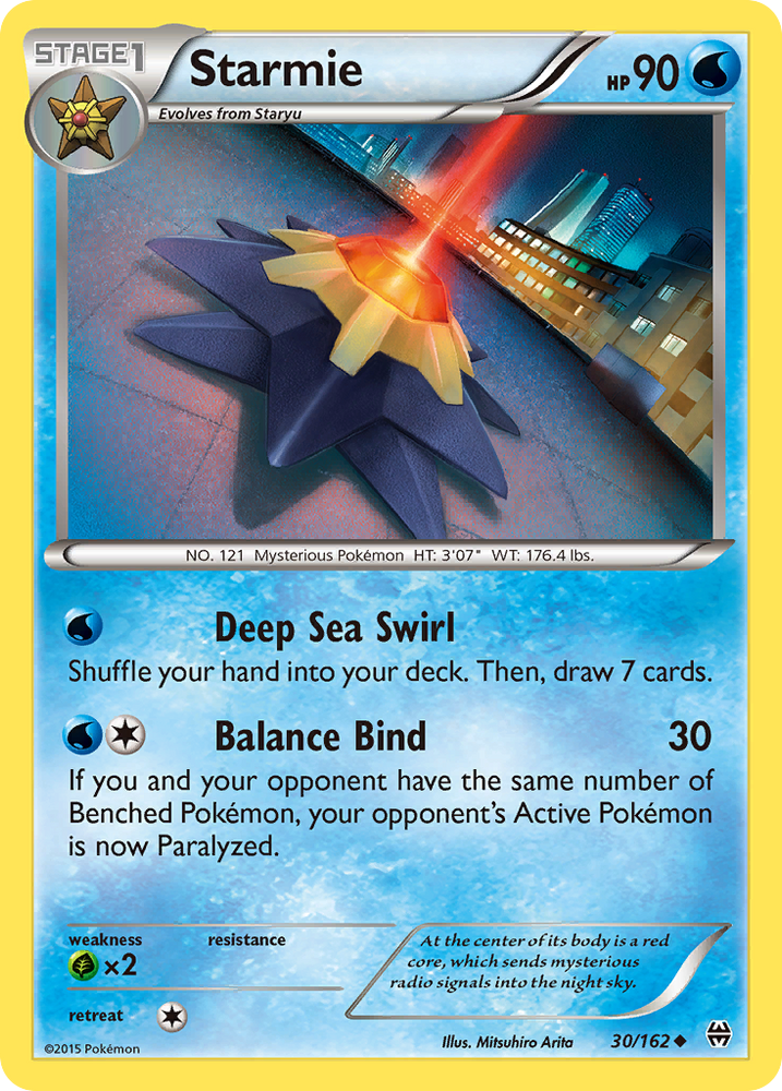 Pokemon | Starmie (30/162) [XY: BREAKthrough] | The Nerd Merchant