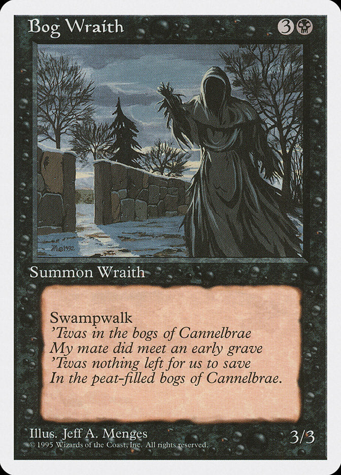 Magic | Bog Wraith [Fourth Edition] | The Nerd Merchant