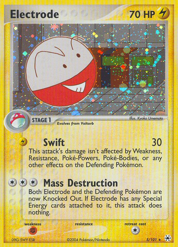 Pokemon | Electrode (5/101) [EX: Hidden Legends] | The Nerd Merchant