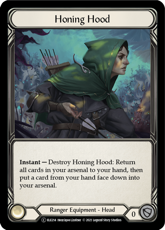 Flesh and Blood TCG | Honing Hood [U-ELE214] (Tales of Aria Unlimited)  Unlimited Rainbow Foil | The Nerd Merchant