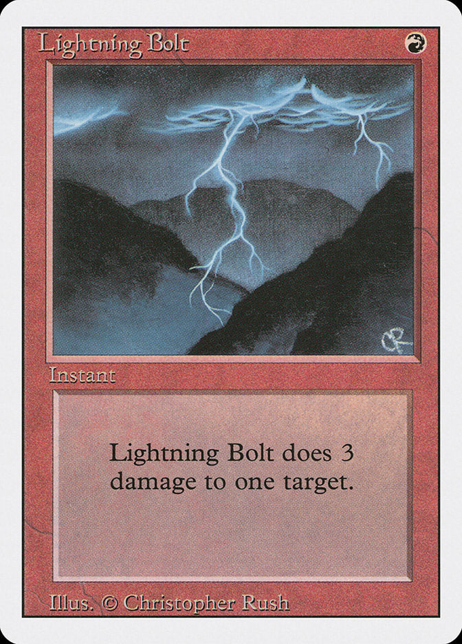 Magic | Lightning Bolt [Revised Edition] | The Nerd Merchant