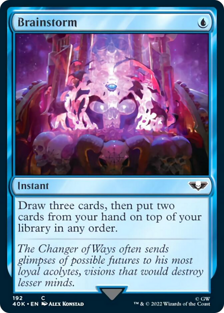 Magic | Brainstorm (Surge Foil) [Warhammer 40,000] | The Nerd Merchant