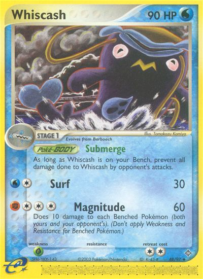 Pokemon | Whiscash (48/97) [EX: Dragon] | The Nerd Merchant
