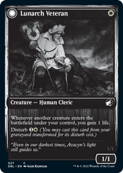 Magic | Lunarch Veteran // Luminous Phantom [Innistrad: Double Feature] | The Nerd Merchant