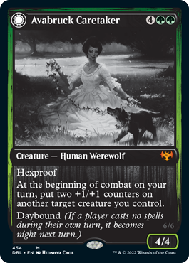 Magic | Avabruck Caretaker // Hollowhenge Huntmaster [Innistrad: Double Feature] | The Nerd Merchant