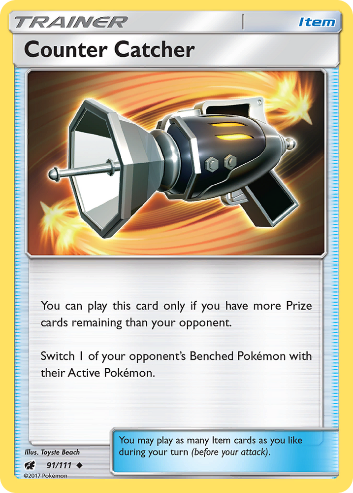 Pokemon | Counter Catcher (91/111) [Sun & Moon: Crimson Invasion] | The Nerd Merchant