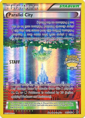 Pokemon | Parallel City (145/162) (Championship Promo Staff) [XY: BREAKthrough] | The Nerd Merchant