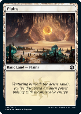 Magic | Plains (265) [Dungeons & Dragons: Adventures in the Forgotten Realms] | The Nerd Merchant