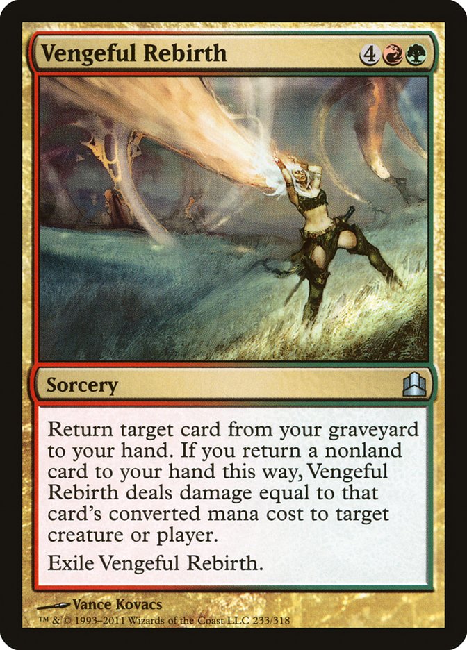 Magic | Vengeful Rebirth [Commander 2011] | The Nerd Merchant