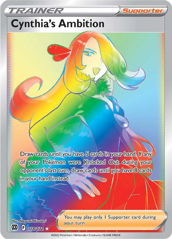 Pokemon | Cynthia's Ambition (178/172) [Sword & Shield: Brilliant Stars] | The Nerd Merchant
