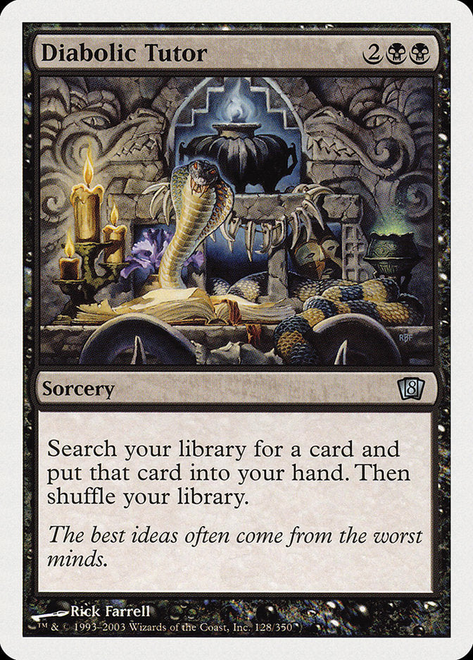 Magic | Diabolic Tutor [Eighth Edition] | The Nerd Merchant