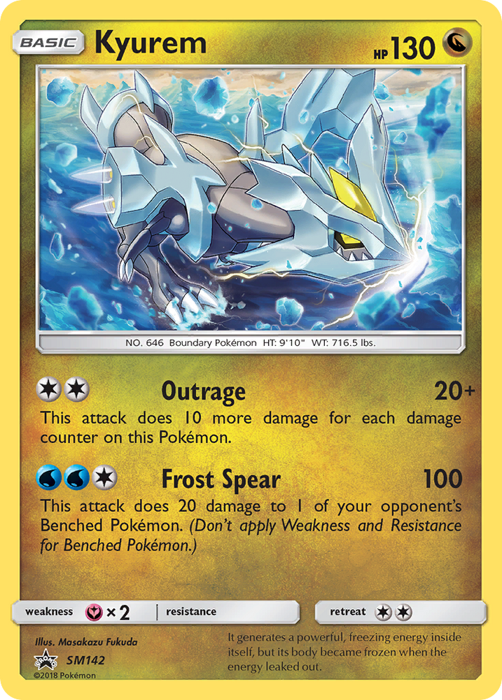 Pokemon | Kyurem (SM142) [Sun & Moon: Black Star Promos] | The Nerd Merchant