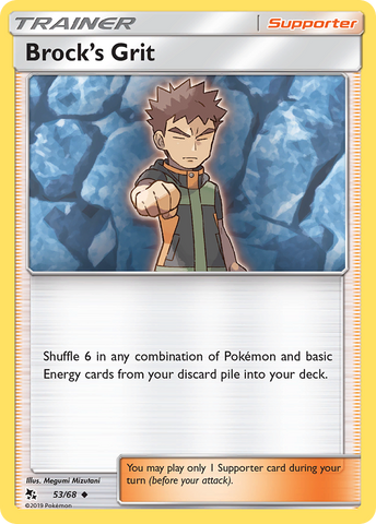 Pokemon | Brock's Grit (53/68) [Sun & Moon: Hidden Fates] | The Nerd Merchant