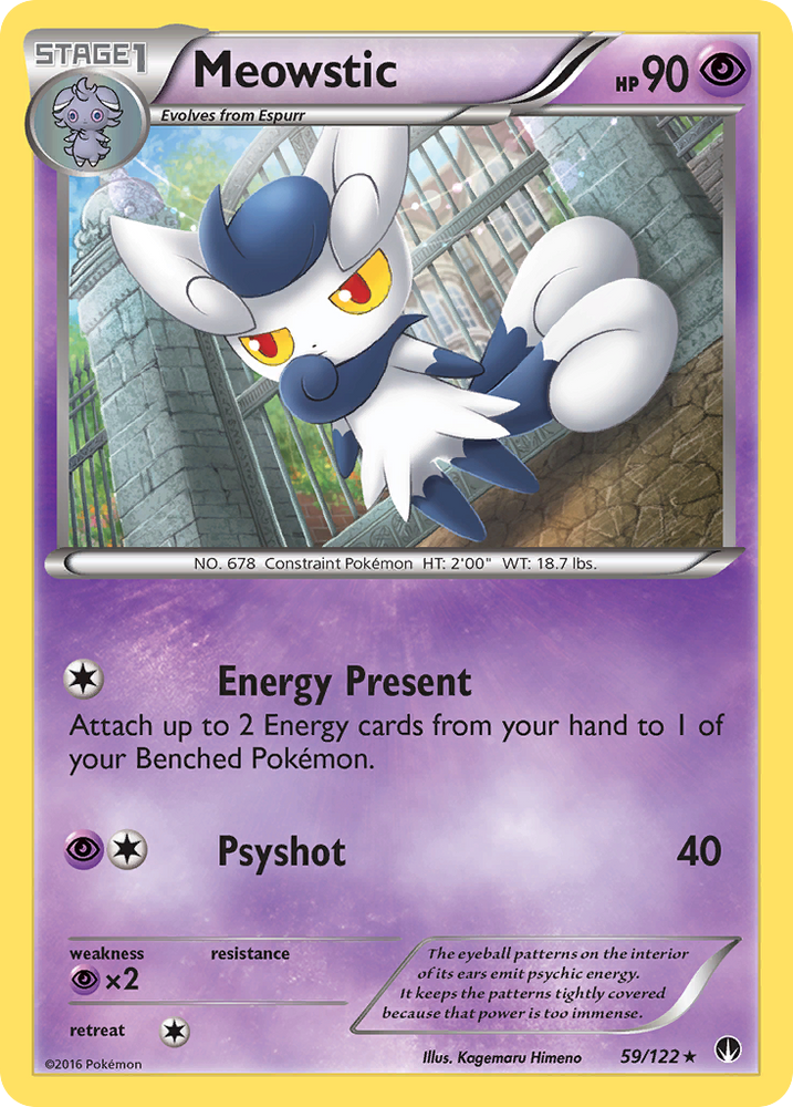 Pokemon | Meowstic (59/122) [XY: BREAKpoint] | The Nerd Merchant