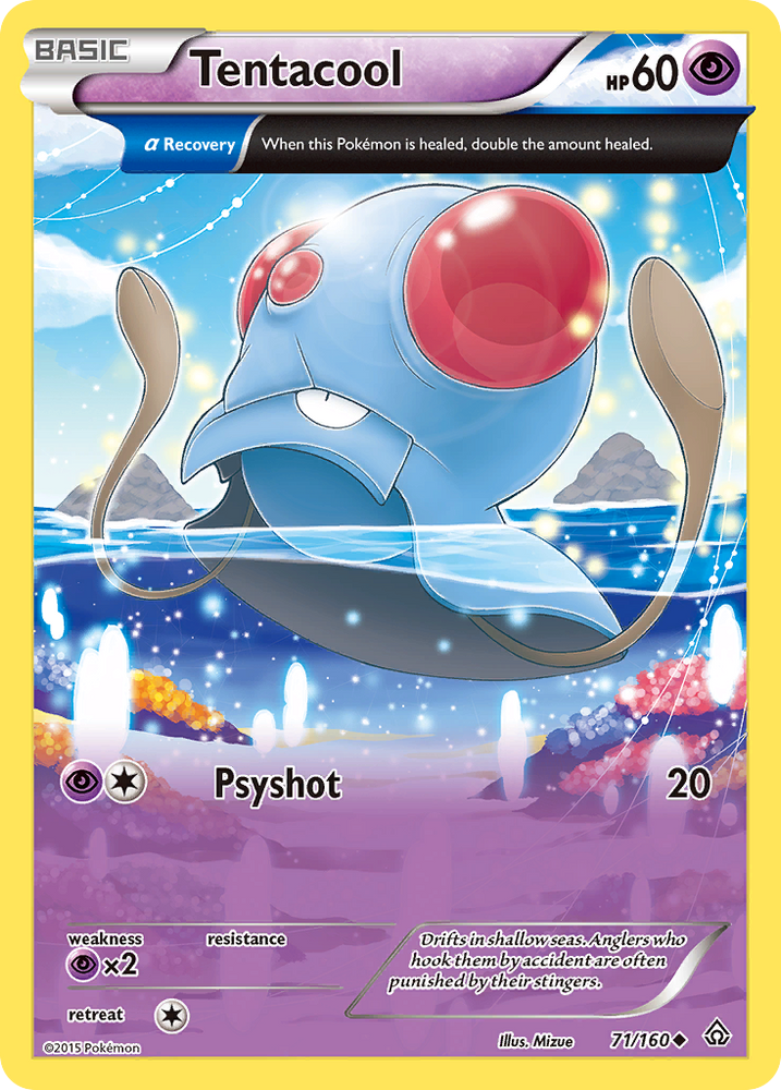 Pokemon | Tentacool (71/160) [XY: Primal Clash] | The Nerd Merchant