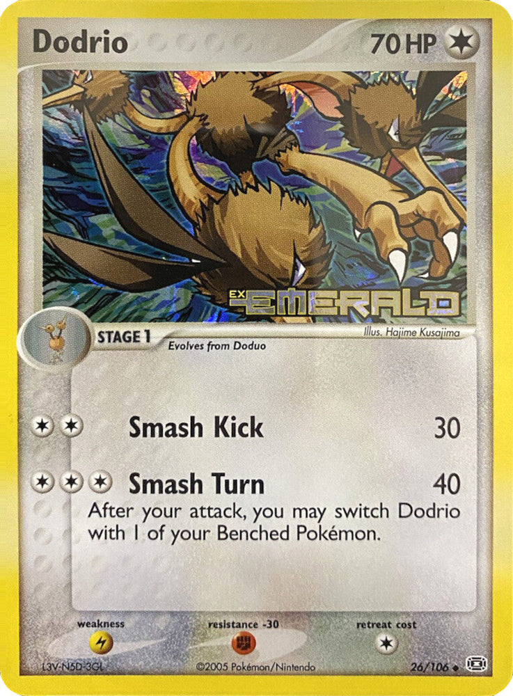 Pokemon | Dodrio (26/106) (Stamped) [EX: Emerald] | The Nerd Merchant