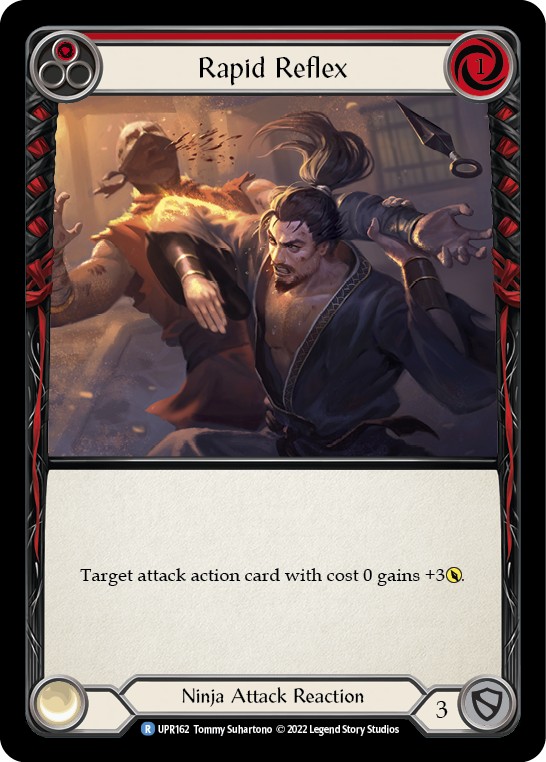 Flesh and Blood TCG | Rapid Reflex (Red) [UPR162] (Uprising)  Rainbow Foil | The Nerd Merchant
