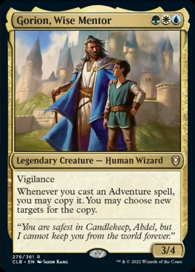 Magic | Gorion, Wise Mentor [Commander Legends: Battle for Baldur's Gate] | The Nerd Merchant