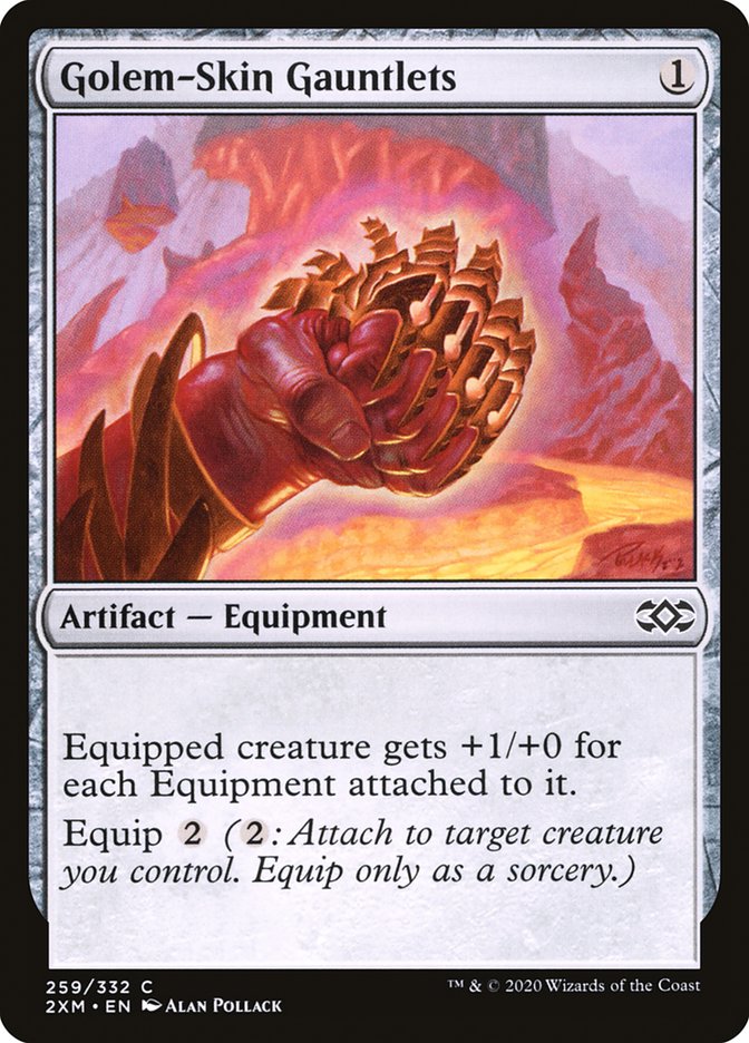 Magic | Golem-Skin Gauntlets [Double Masters] | The Nerd Merchant