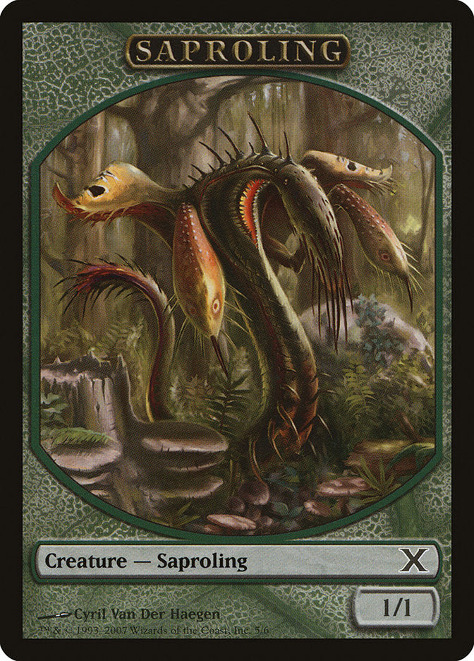 Magic | Saproling Token [Tenth Edition Tokens] | The Nerd Merchant