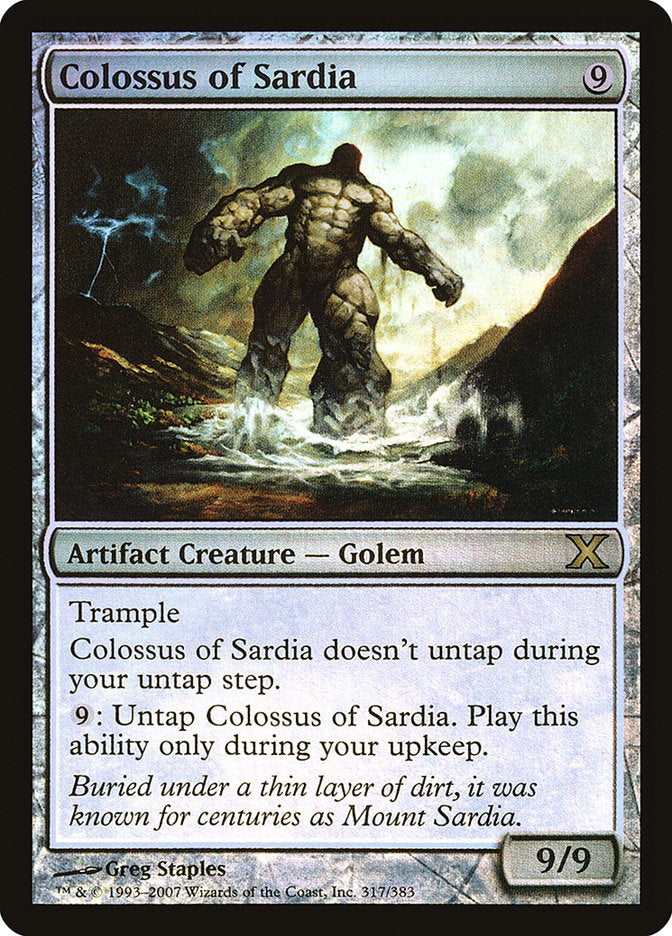 Magic | Colossus of Sardia (Premium Foil) [Tenth Edition] | The Nerd Merchant