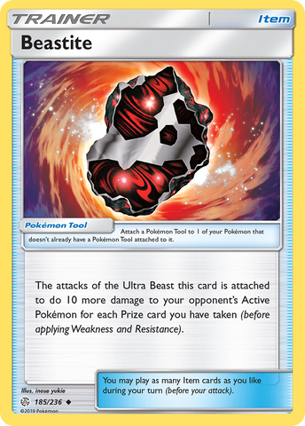 Pokemon| Beastite (185/236) [Sun & Moon: Cosmic Eclipse] | The Nerd Merchant