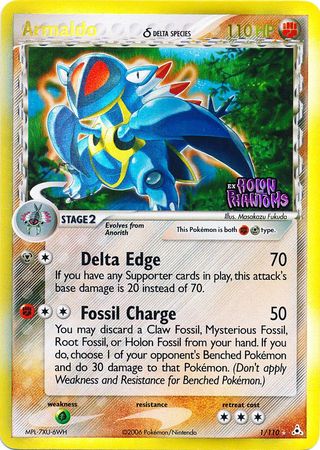 Pokemon | Armaldo (1/110) (Delta Species) (Stamped) [EX: Holon Phantoms] | The Nerd Merchant