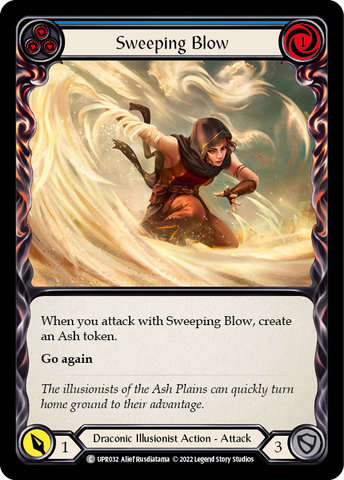 Flesh and Blood TCG | Sweeping Blow (Blue) [UPR032] (Uprising)  Rainbow Foil | The Nerd Merchant