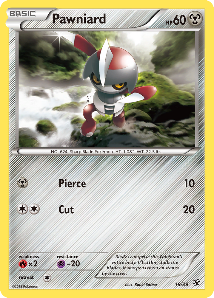 Pokemon| Pawniard (19/39) [XY: Kalos Starter Set] | The Nerd Merchant