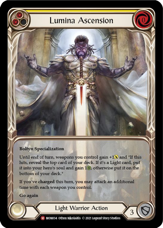 Flesh and Blood TCG | Lumina Ascension (Extended Art) [MON034-EA] (Monarch)  1st Edition Rainbow Foil | The Nerd Merchant