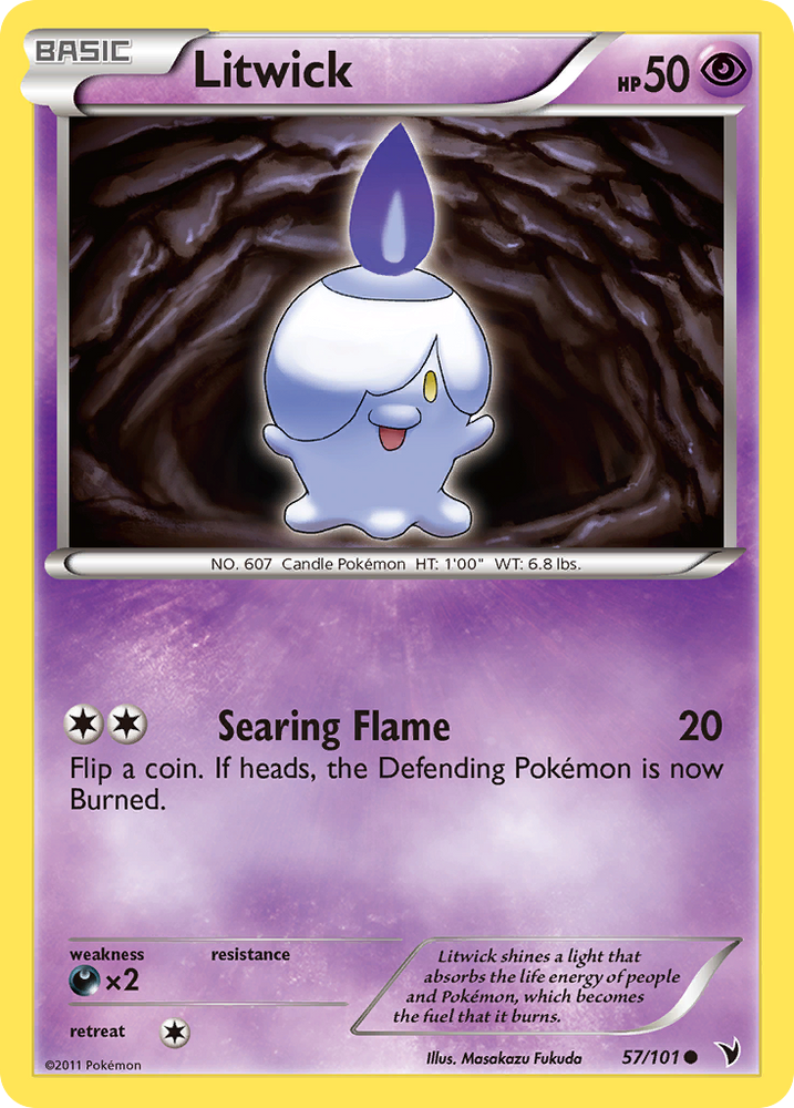 Pokemon | Litwick (57/101) [Black & White: Noble Victories] | The Nerd Merchant
