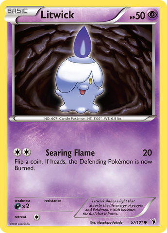Pokemon | Litwick (57/101) [Black & White: Noble Victories] | The Nerd Merchant
