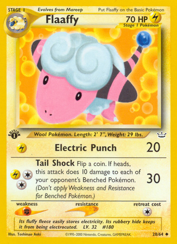 Pokemon | Flaaffy (28/64) [Neo Revelation 1st Edition] | The Nerd Merchant