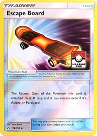 Pokemon | Escape Board (122/156) (League Promo) [Sun & Moon: Ultra Prism] | The Nerd Merchant