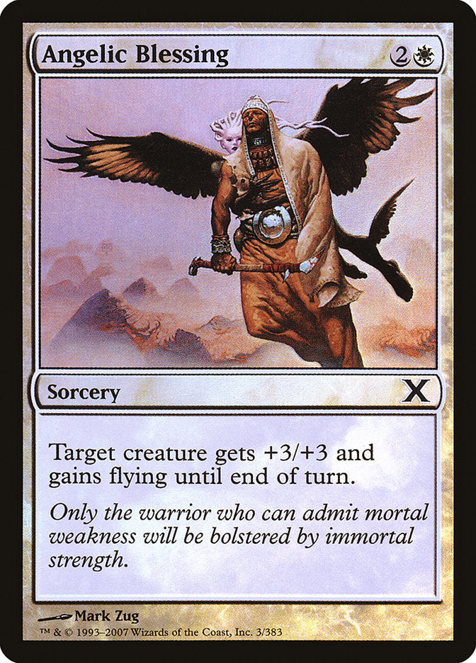 Magic | Angelic Blessing (Premium Foil) [Tenth Edition] | The Nerd Merchant