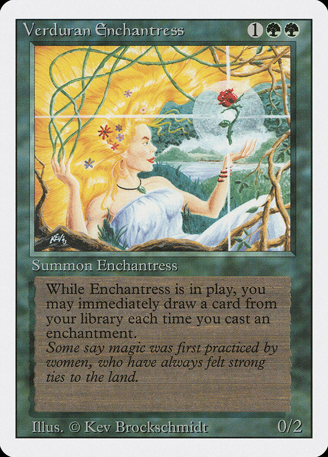Magic | Verduran Enchantress [Revised Edition] | The Nerd Merchant