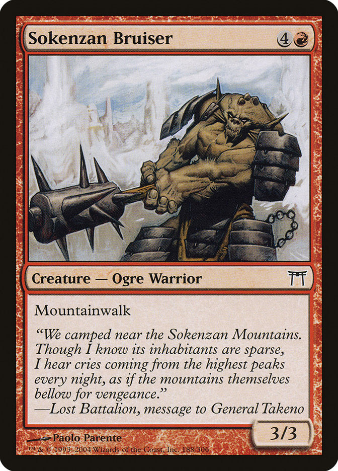 Magic | Sokenzan Bruiser [Champions of Kamigawa] | The Nerd Merchant