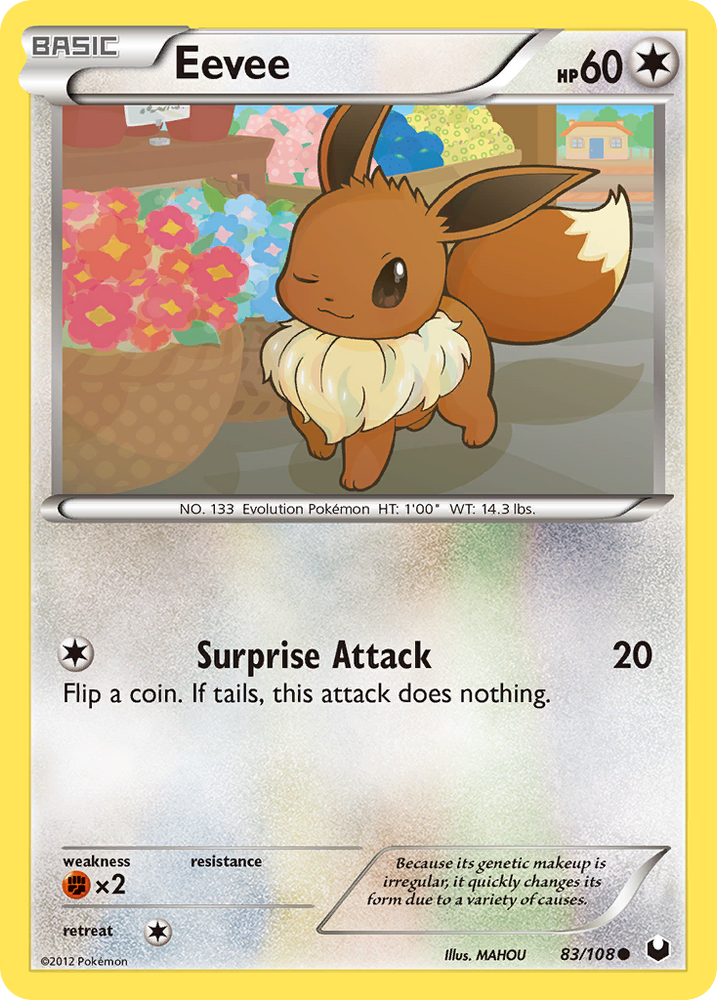 Pokemon | Eevee (83/108) [Black & White: Dark Explorers] | The Nerd Merchant
