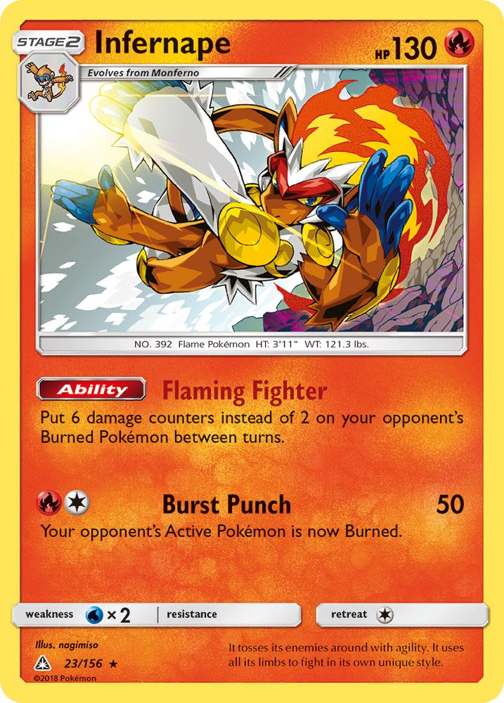 Pokemon | Infernape (23/156) [Sun & Moon: Ultra Prism] | The Nerd Merchant