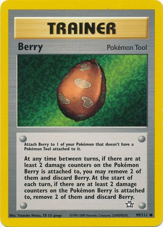 Pokemon | Berry (99/111) [Neo Genesis Unlimited] | The Nerd Merchant