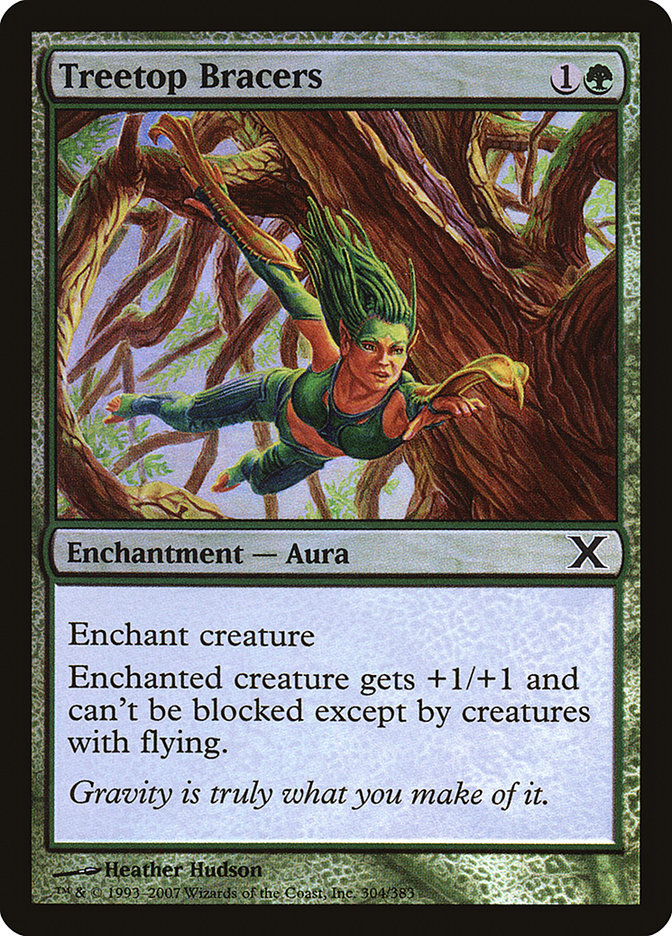 Magic | Treetop Bracers (Premium Foil) [Tenth Edition] | The Nerd Merchant