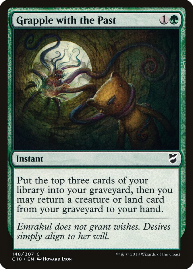 Magic | Grapple with the Past [Commander 2018] | The Nerd Merchant