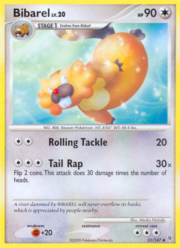 Pokemon | Bibarel (51/147) [Platinum: Supreme Victors] | The Nerd Merchant