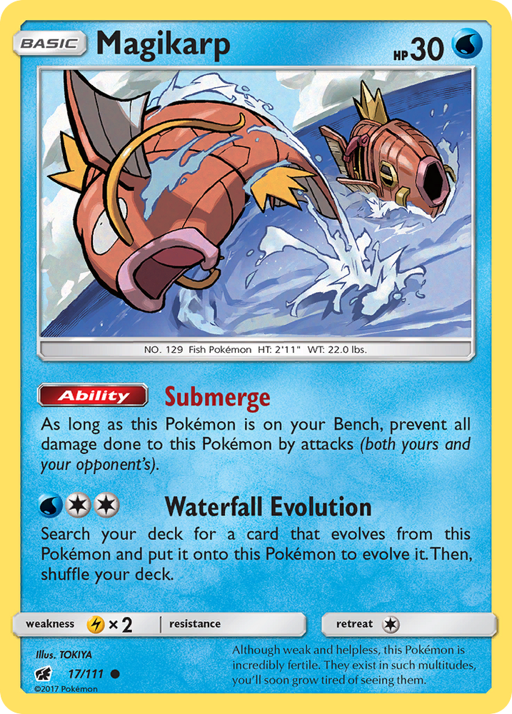 Pokemon | Magikarp (17/111) [Sun & Moon: Crimson Invasion] | The Nerd Merchant