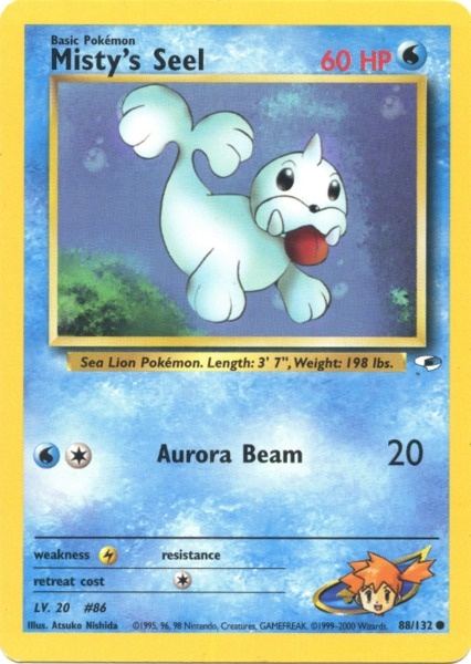 Pokemon | Misty's Seel (88/132) [Gym Heroes Unlimited] | The Nerd Merchant