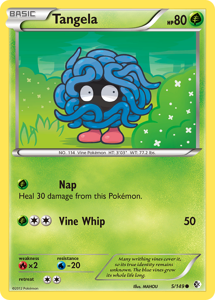 Pokemon | Tangela (5/149) [Black & White: Boundaries Crossed] | The Nerd Merchant