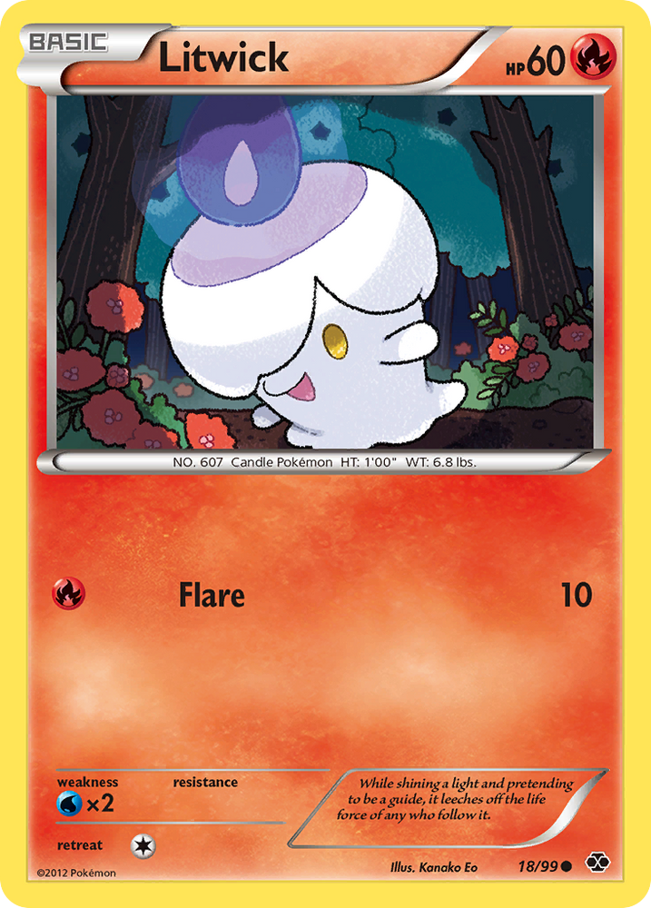 Pokemon | Litwick (18/99) [Black & White: Next Destinies] | The Nerd Merchant