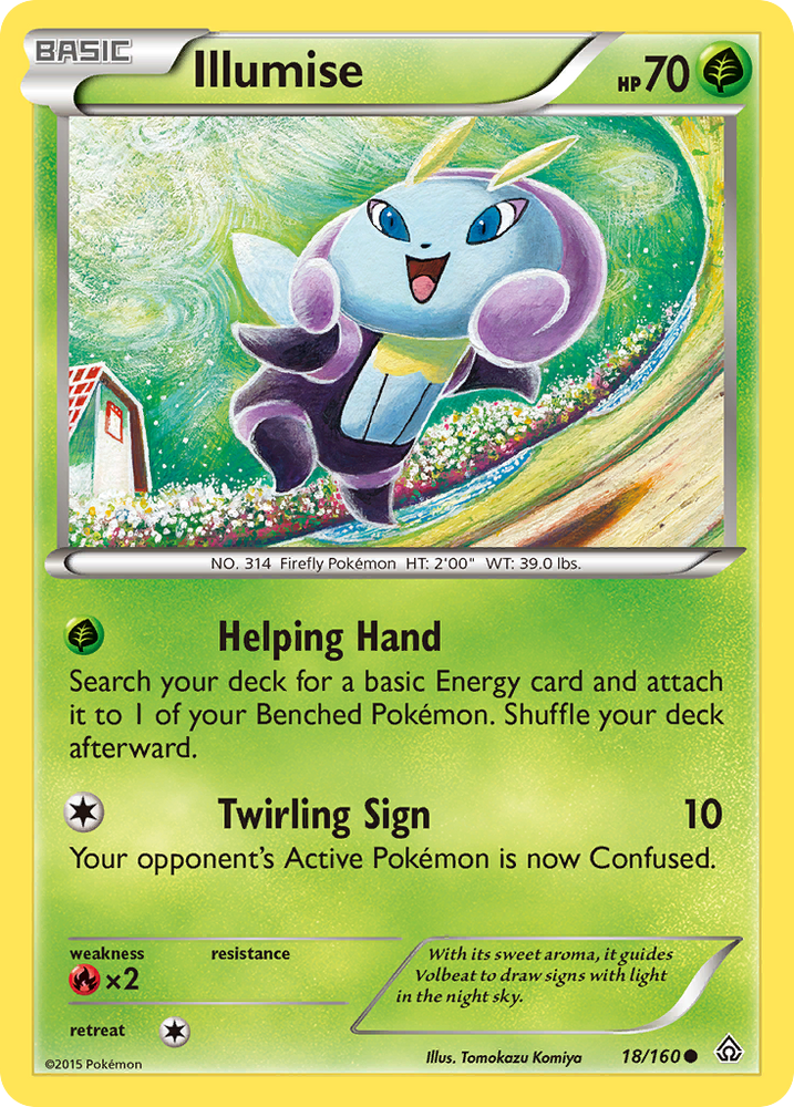 Pokemon | Illumise (18/160) [XY: Primal Clash] | The Nerd Merchant