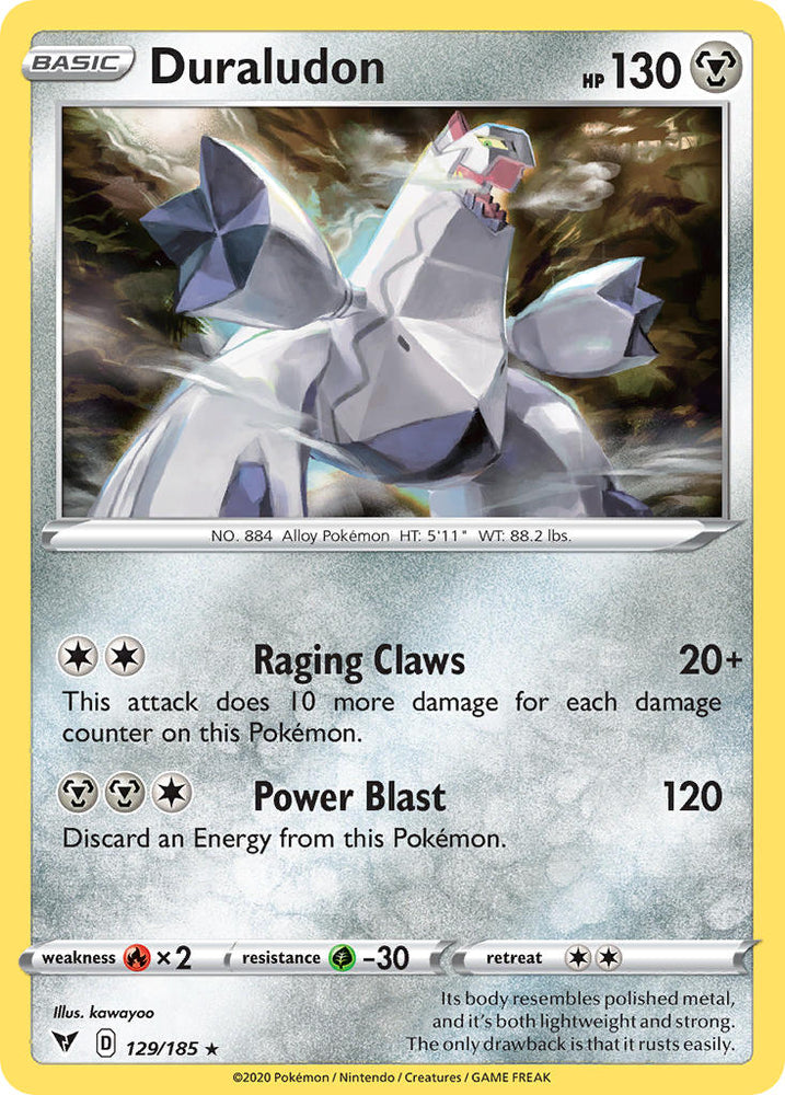 Pokemon | Duraludon (129/185) [Sword & Shield: Vivid Voltage] | The Nerd Merchant