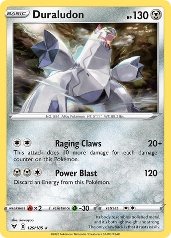 Pokemon | Duraludon (129/185) [Sword & Shield: Vivid Voltage] | The Nerd Merchant